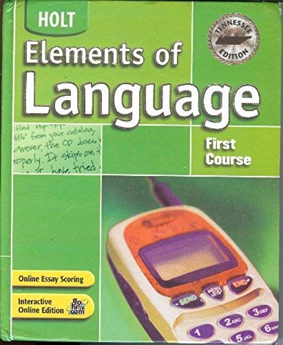 Elements Of Language, Grade 7: Holt Elements Of Language Tennessee (Elements Of Language 2004)