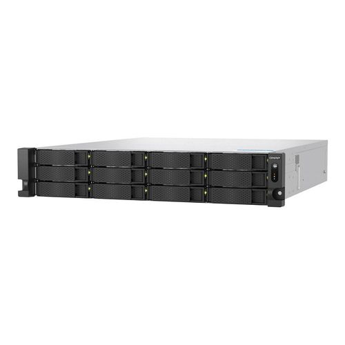 QNAP TS-H1277AXU-RP - Serveur NAS - 12 Baies - rack-montable - SATA 6Gb/s - RAID 0, 1, 5, 6, 10, 50, 60, JBOD - RAM 16 Go - 2.5 Gigabit Ethernet / 10 Gigabit Ethernet - iSCSI support - 2U