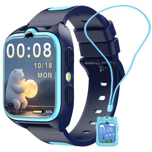 Montre Connectée pour enfants Blackview Z30 800mAh 1.75" Smartwatch Sport 4G GPS SOS LED - Bleu