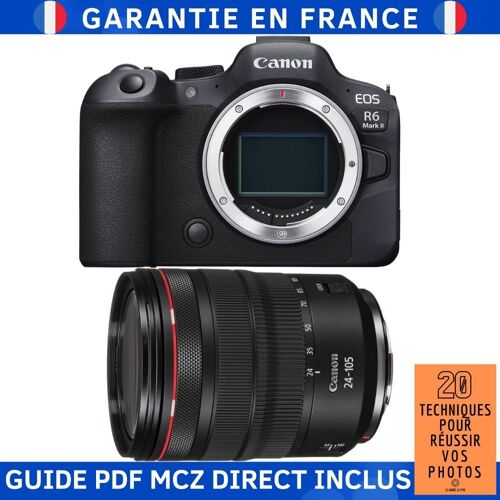 Canon EOS R6 Mark II + RF 24-105mm f/4 L IS USM + Guide PDF MCZ DIRECT '20 TECHNIQUES POUR RÉUSSIR VOS PHOTOS'