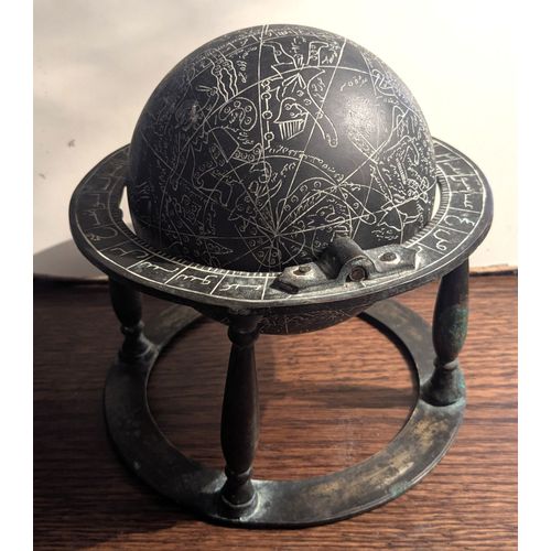Astrolabe / Sphère Céleste En Laiton / Bronze