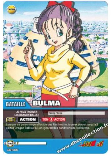 Carte Dragon Ball 566 Bulma Db-566 Super Jcc Fr