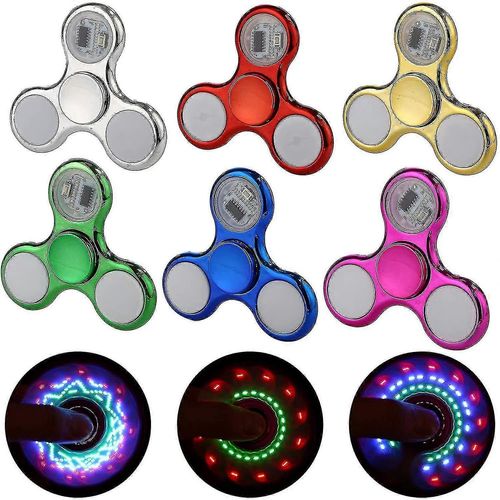 Led Finger Spinner Jouet Main Spinner Jouet Finger Spinner Jouet Edc Métal