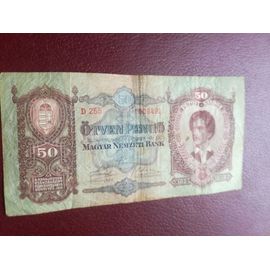 Billet Hongrie 50 Pengo En Superbe État 1932 D 255 008491