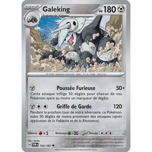 Carte Pokémon - Galeking - 122/167 - Mascarade Crépusculaire
