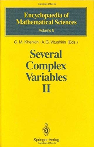Several Complex Variables Ii