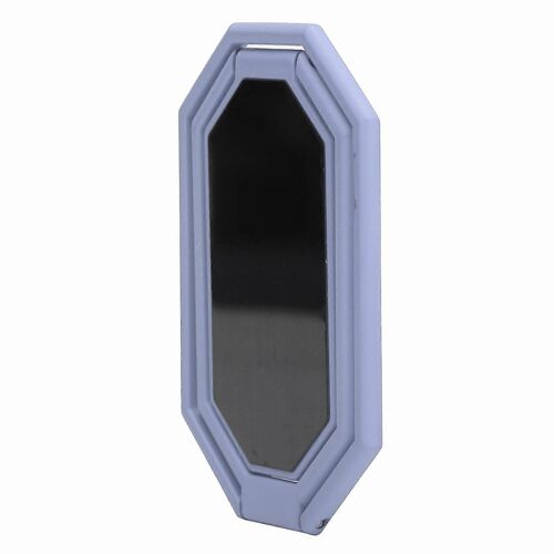 Rhombus Shape Phone Finger Ring Grip 360 Rotation Support Support Pour Support De Voiture Magnétiqueviolet