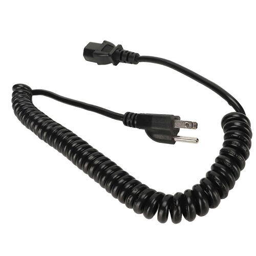 Cordon d'alimentation CA à 3 broches 18 AWG Copper Core 3 broches Câble d'alimentation pour téléviseur Ordinateur Imprimante Moniteur Prise US 100240V 8.2ft A