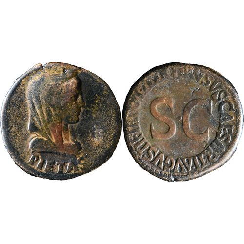 Rome - Dupondius - Livie - Petas - 22-23 Ad - Tres Rare - Ric.43 - 20-350