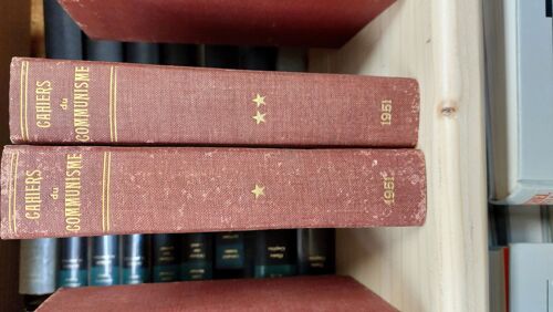 Cahiers Du Communisme 1951 2 Volumes