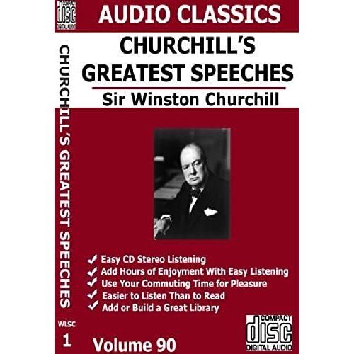 [New Year New You Special] Churchill's Greatest Speeches 3-Cd Audio Set - Sir Winston Churchill
