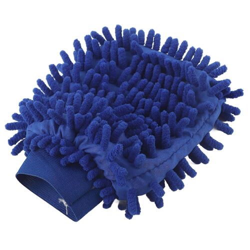 Gant De Lavage De Voiture Chenille Toison Chiffon De Nettoyage Doux Double Face Universel Résistant Aux Rayuresorange