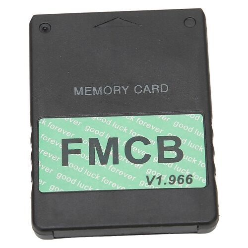 Carte Mémoire Fmcb V1.966 Plug And Play Carte De Données Externe De Console De Jeu Avec Mcboot Gratuit Pour Ps216mb Autocollant Vert