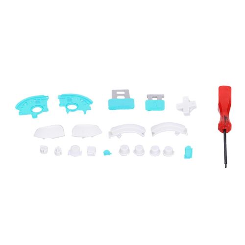 Jeu De Boutons De Touches De Manette De Jeu Pour Console De Jeu Avec Tournevis Pour Manette Switch Litebleu