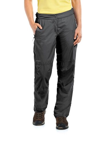 Maier Sports - Women's Raindrop - Pantalon Hardshell Taille 38 - Regular, Gris