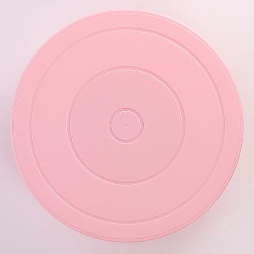 Plateau tournant à gâteau antidérapant, plaque en plastique rotatif, pour décoration, table rotative de cuisine, bricolage, poêle, outil de cuisson