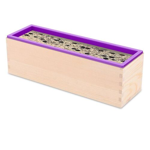 Moule à Toast en Silicone de 1200ML, boîte à savon en bois avec doublure Flexible pour bricolage, moule à pain fait main