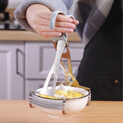 Porte-Plat Multifonctionnel Anti-Brûlure En Acier Inoxydable, Pince À Vaisselle Chaude, Pince À Bol, Pince À Pot, Pince À Plaque, Outils De Cuisine Ménagers