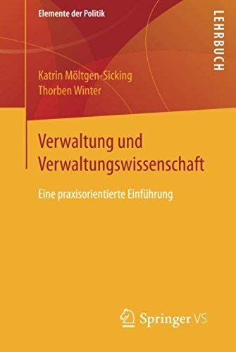 Verwaltung Und Verwaltungswissenschaft