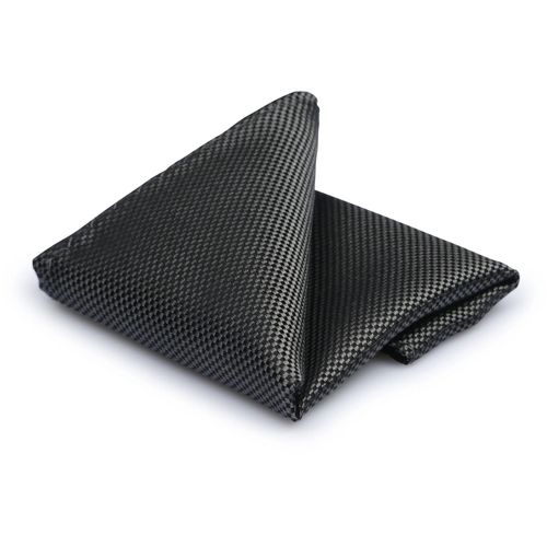 Suitable Pochette De Costume Soie Anthracite Gris