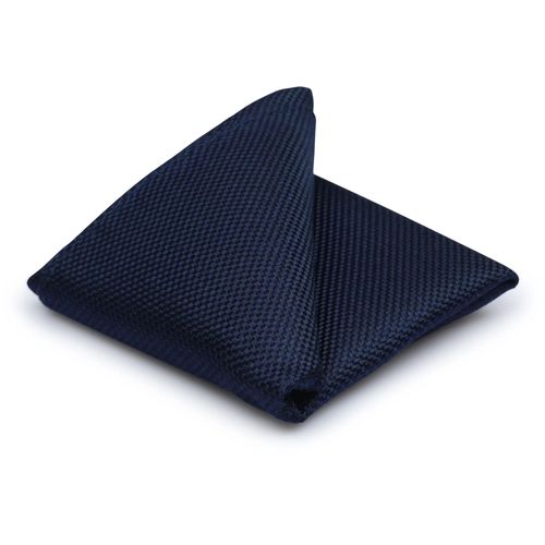 Suitable Pochette De Costume Soie Foncé Bleu Bleu Foncé