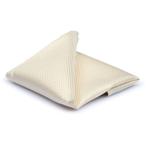 Suitable Pochette De Costume Soie Ecru Beige Blanc Cassé