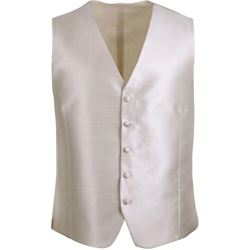 Gilet Mariage Ecru Carré Blanc Cassé Taille 54