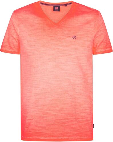 T-Shirt Petrol Stingray Bright Coral Rose Orange Taille 3xl
