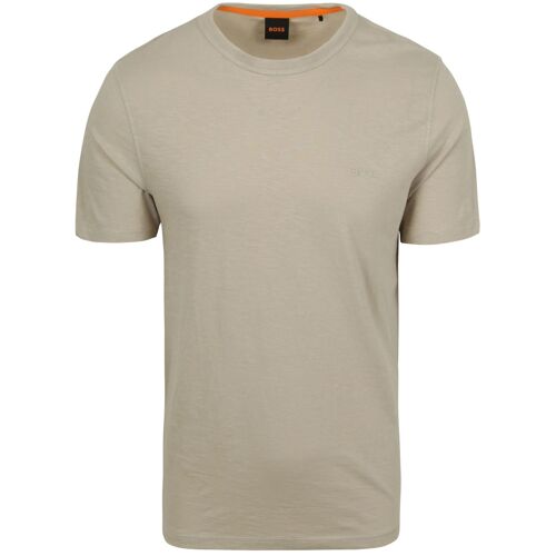 Boss T-Shirt Tegood Greige Beige Gris Taille M