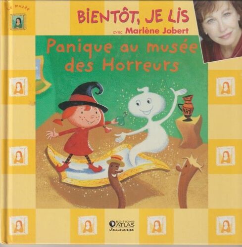 Livre Cd - Marlène Jobert Bientôt, Je Lis - Panique Au Musée Des Horreurs - 28 Pages 20x20 Cm Couverture Cartonnée Rigide - 0,26 Kg