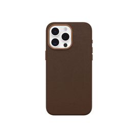 Otterbox Symmetry Series - Coque De Protection Pour Téléphone Portable - Compatibilité Avec Magsafe - Cuir De Catus, Polyuréthane - Adobe Riche (Brun) - Pour Apple Iphone 15 Pro Max