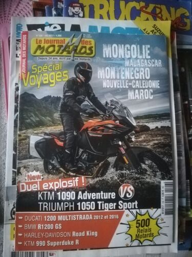 E Journal Des Motards 106 De 2017 Triumph 1050 Tiger Sport,Ktm 1090 Adventure,Ducati 1200 Multistrada,Harley Road King,Ktm 990r Superduke