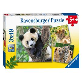 Rav Puzzle Panda, Tiger Und Löwe 3x49 05666