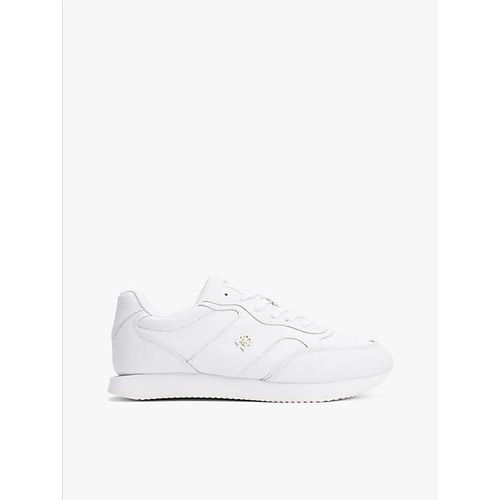Baskets En Cuir Monogramme Th