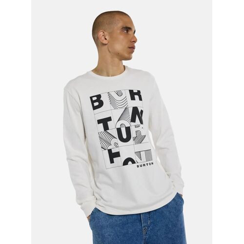 Burton - T-Shirt À Manches Longues Airshot Pour Homme, Stout White, S