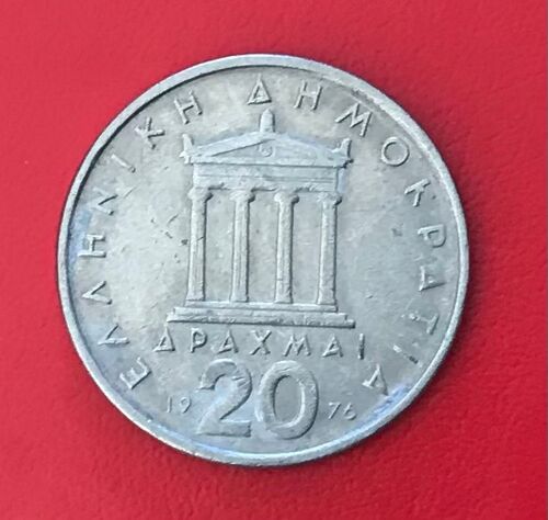 20 Drachmes - Pericles - 1976 - Grece