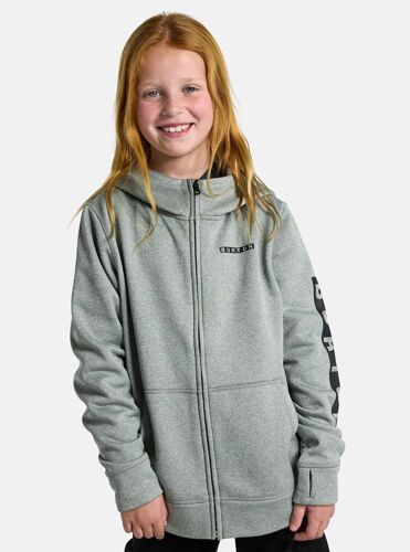 Burton - Sweat Zippé À Capuche Oak Enfant, Gray Heather, Xs