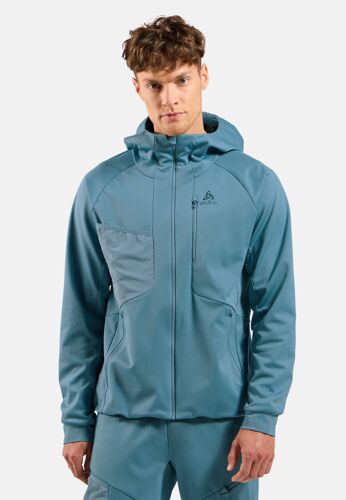 Odlo Veste De Ski De Fond Coupe-Vent Zeroweight X-Warm, Xxl, Blue