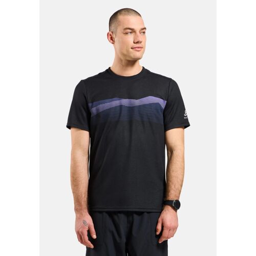 Odlo T-Shirt À Imprimé Crête F-Dry Pour Homme, S, Black