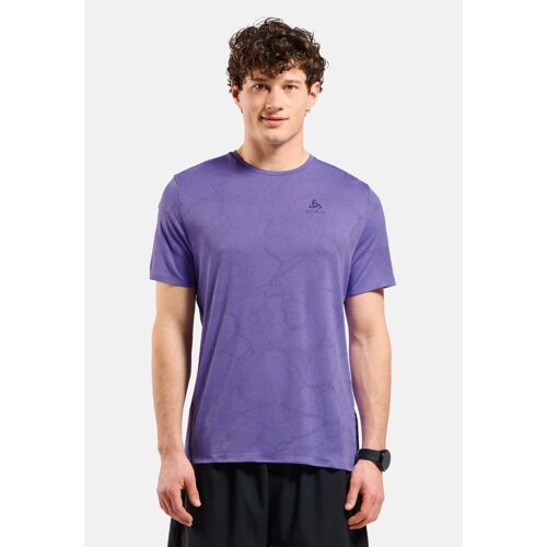 Odlo T-Shirt De Running Technique Zeroweight Engineered Chill-Tec Pour Homme, Xxl, Purple
