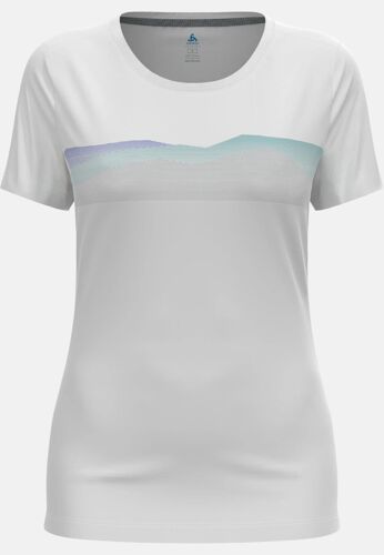 Odlo T-Shirt À Imprimé Crête F-Dry Pour Femme, L, Blanc