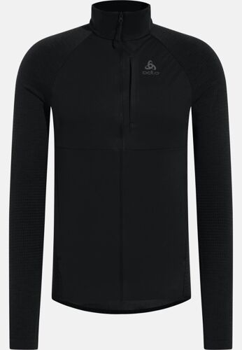 Odlo Veste De Ski De Fond Hybride Coupe-Vent Zeroweight Pro Performance Wool Pour Homme, S, Black