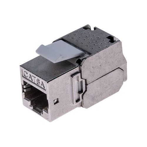 Dexlan - Coupleur Keystone - RJ-45 (F) - STP - CAT 6a - argent