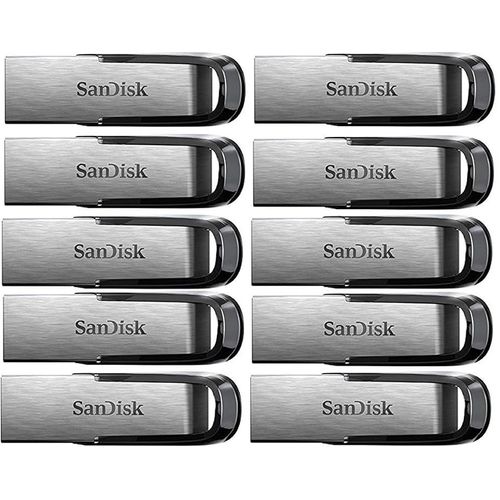 Sandisk Ultra Flair 128 Go Cle Usb 3.0, Jusqu'A 150 Mo/S - Paquet De Dix