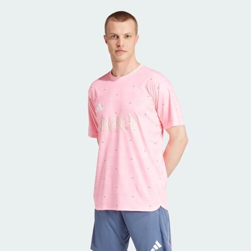 T-Shirt De Training Équipe De France Adidas - Pink Spark - 2xl