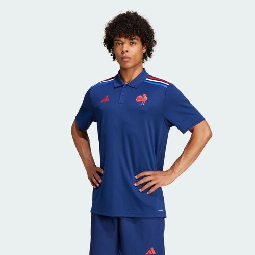 Polo Supporter Domicile France Rugby Adidas - Dark Blue - Xs