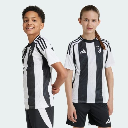 Maillot Domicile Juventus 24/25 Enfants Adidas - White / Black - 13-14a