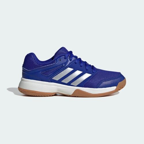 Chaussures Speedcourt Indoor Enfants Adidas Lucid Blue Silver Metallic Gum