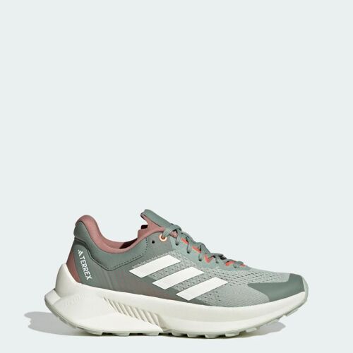 Chaussure De Trail Running Terrex Soulstride Flow Adidas - Linen Green / Off White / Silver Green - 38