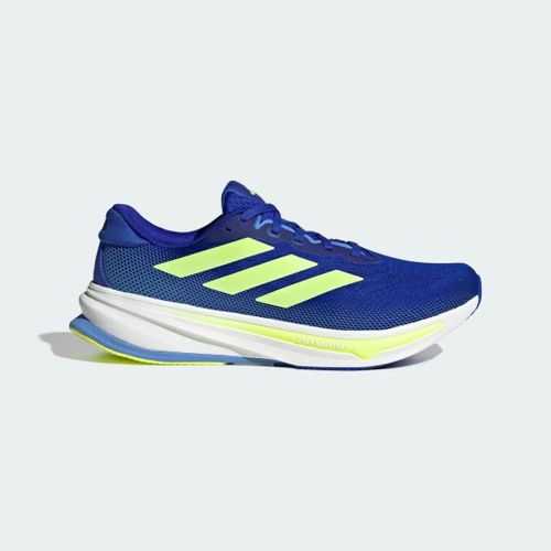 Chaussures De Running Supernova Rise 2 Adidas Lucid Blue Hisres Yellow Blue Fusion